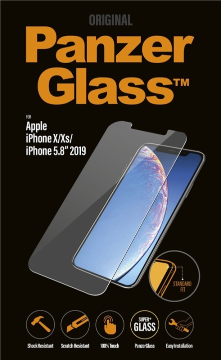 PanzerGlass 2661 Skärmskydd iPhone X/XS/11 Pro i gruppen SMARTPHONE & SURFPLATTOR / Mobilskydd / Apple / iPhone 11 Pro / Skärmskydd hos TP E-commerce Nordic AB (A15475)