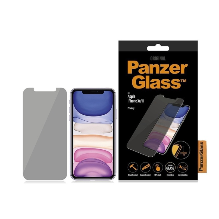 PanzerGlass P2662 Skärmskydd iPhone XR/11 i gruppen SMARTPHONE & SURFPLATTOR / Mobilskydd / Apple / iPhone 11 / Skärmskydd hos TP E-commerce Nordic AB (A15488)