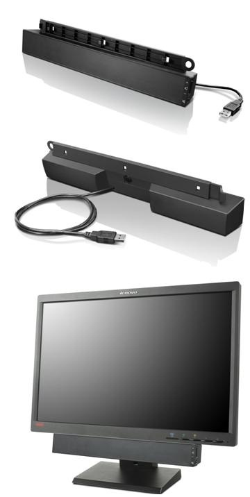 Lenovo USB Soundbar Svart 2.0 kanaler 2,5 W i gruppen HEMELEKTRONIK / Ljud & Bild / Hemmabio, HiFi & Bärbart / Soundbar hos TP E-commerce Nordic AB (A15511)