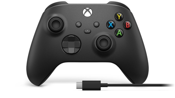 Microsoft Xbox Wireless Controller + USB-C Cable Svart Spelplatta Analog / Digit i gruppen HEMELEKTRONIK / Spelkonsoler & Tillbehör / Xbox Series X/S hos TP E-commerce Nordic AB (A15518)