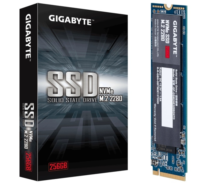 Gigabyte GP-GSM2NE3256GNTD SSD-hårddisk M.2 256 GB PCI Express 3.0 NVMe i gruppen DATORER & KRINGUTRUSTNING / Datorkomponenter / Hårddiskar / SSD hos TP E-commerce Nordic AB (A15526)