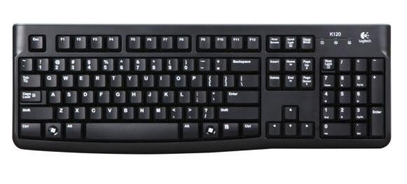 Logitech K120 Nordic tangentbord USB Svart i gruppen DATORER & KRINGUTRUSTNING / Möss & Tangentbord / Tangentbord / Trådlösa hos TP E-commerce Nordic AB (A15628)