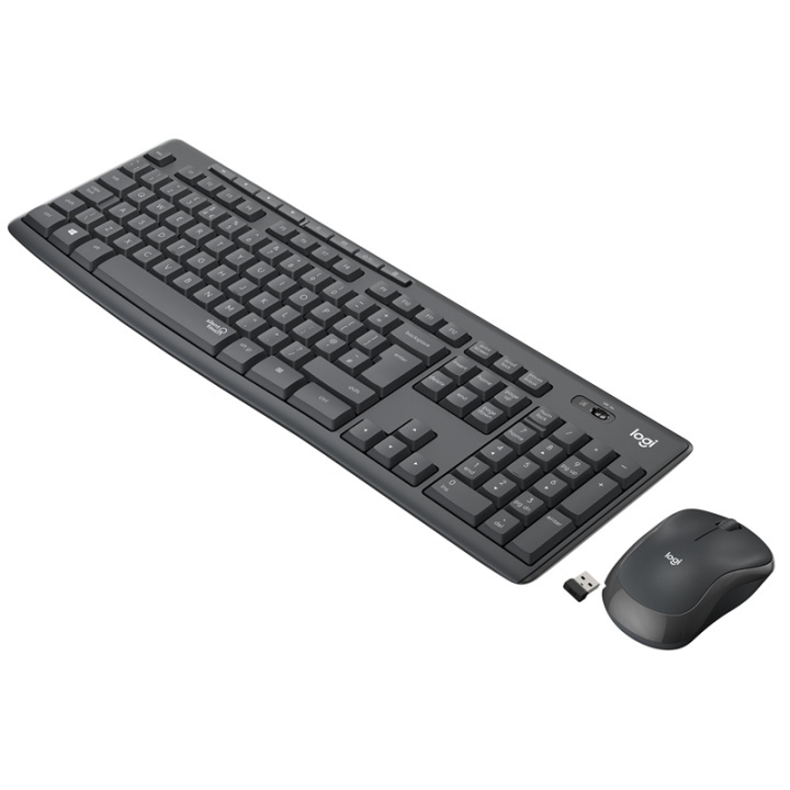 Logitech MK295 Silent Wireless Combo tangentbord RF Trådlös QWERTY Amerikanskt i i gruppen DATORER & KRINGUTRUSTNING / Möss & Tangentbord / Tangentbord / Trådlösa hos TP E-commerce Nordic AB (A15632)