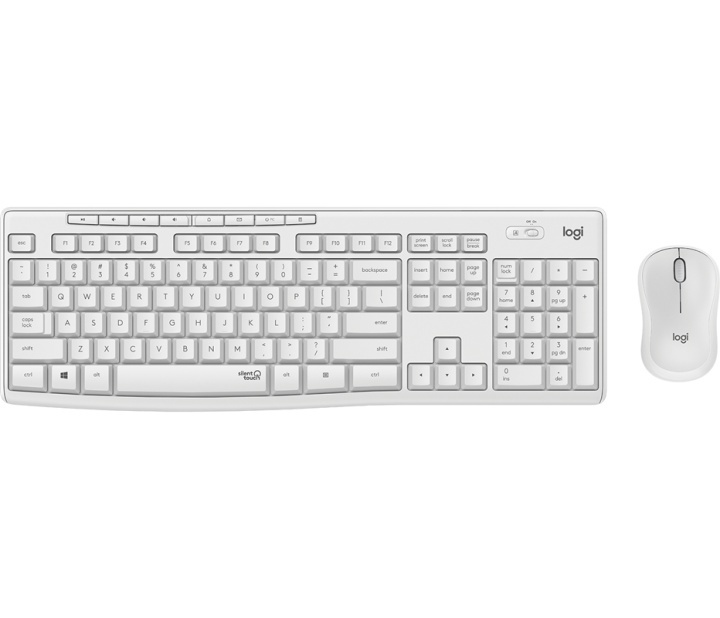 Logitech MK295 Silent Wireless Combo - OFF WHITE NORDIC i gruppen DATORER & KRINGUTRUSTNING / Möss & Tangentbord / Tangentbord / Paket hos TP E-commerce Nordic AB (A15633)