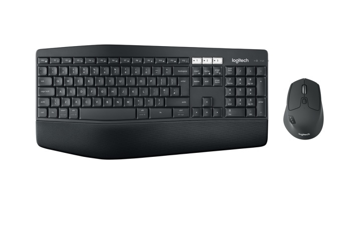 Logitech MK850 tangentbord Trådlös RF + Bluetooth QWERTY Nordiska språk Svart i gruppen DATORER & KRINGUTRUSTNING / Möss & Tangentbord / Tangentbord / Trådlösa hos TP E-commerce Nordic AB (A15634)