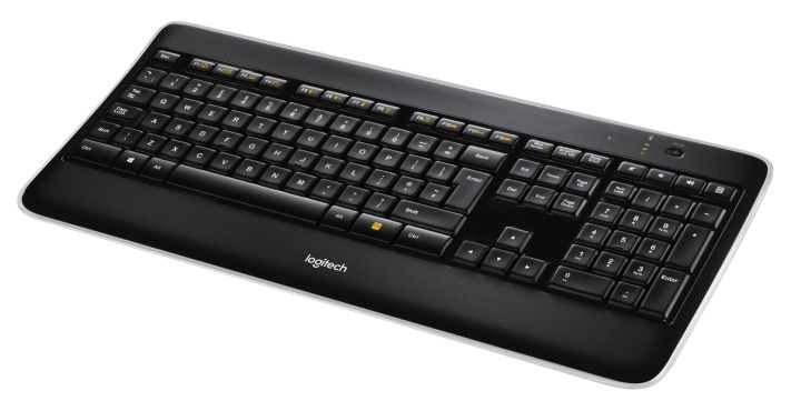 Logitech K800 tangentbord RF Trådlös QWERTY Nordiska språk Svart i gruppen DATORER & KRINGUTRUSTNING / Möss & Tangentbord / Tangentbord / Trådlösa hos TP E-commerce Nordic AB (A15641)