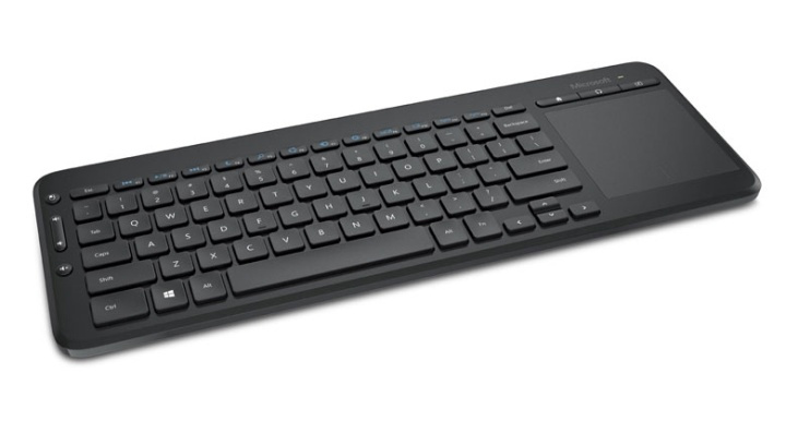 Microsoft All-in-One Media Keyboard tangentbord RF Trådlös Nordic Svart i gruppen DATORER & KRINGUTRUSTNING / Möss & Tangentbord / Tangentbord / Trådlösa hos TP E-commerce Nordic AB (A15646)