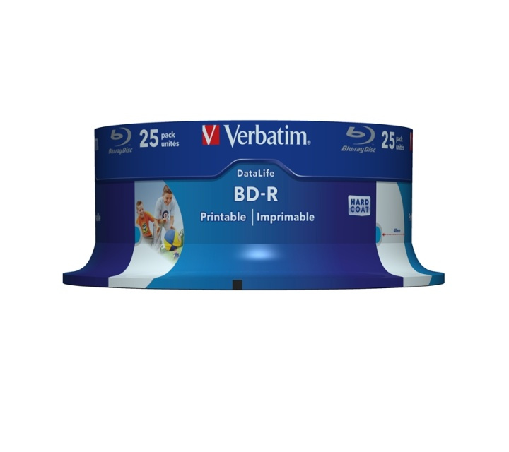 Verbatim 43811 tomma Blu-Ray-diskar BD-R 25 GB 25 styck i gruppen HEMELEKTRONIK / Lagringsmedia / CD/DVD/BD-skivor / Blu-Ray hos TP E-commerce Nordic AB (A15673)