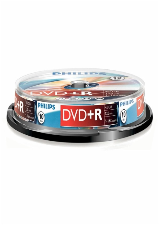 Philips DVD+R DR4S6B10F/00 i gruppen HEMELEKTRONIK / Lagringsmedia / CD/DVD/BD-skivor / DVD+R hos TP E-commerce Nordic AB (A15675)