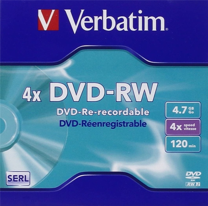 Verbatim VB-DMW44JC i gruppen HEMELEKTRONIK / Lagringsmedia / CD/DVD/BD-skivor / DVD-RW hos TP E-commerce Nordic AB (A15677)