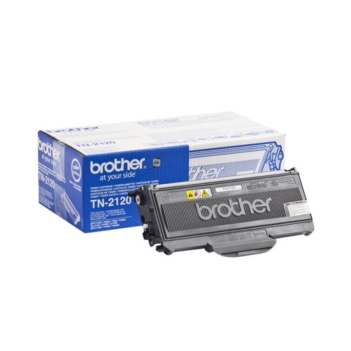 Brother TN-2120 Tonerkassett 1 styck Original Svart i gruppen DATORER & KRINGUTRUSTNING / Skrivare & Tillbehör / Bläck & Toner / Toner / Brother hos TP E-commerce Nordic AB (A15685)