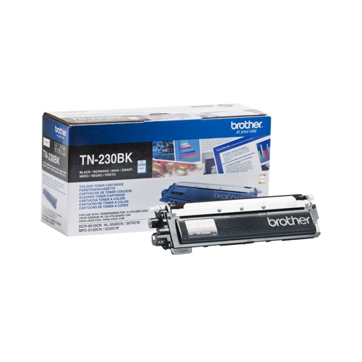 Brother TN-230BK Tonerkassett 1 styck Original Svart i gruppen DATORER & KRINGUTRUSTNING / Skrivare & Tillbehör / Bläck & Toner / Toner / Brother hos TP E-commerce Nordic AB (A15688)