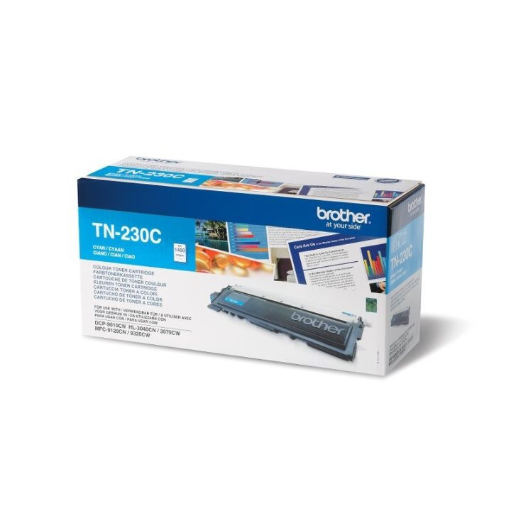 Brother TN-230C Tonerkassett 1 styck Original Cyan i gruppen DATORER & KRINGUTRUSTNING / Skrivare & Tillbehör / Bläck & Toner / Toner / Brother hos TP E-commerce Nordic AB (A15689)