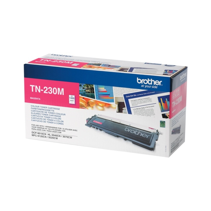 Brother TN-230M Tonerkassett 1 styck Original Magenta i gruppen DATORER & KRINGUTRUSTNING / Skrivare & Tillbehör / Bläck & Toner / Toner / Brother hos TP E-commerce Nordic AB (A15690)