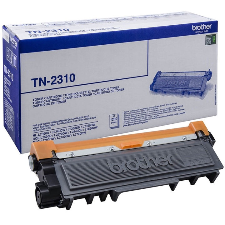 Brother TN-2310 Tonerkassett 1 styck Original Svart i gruppen DATORER & KRINGUTRUSTNING / Skrivare & Tillbehör / Bläck & Toner / Toner / Brother hos TP E-commerce Nordic AB (A15692)