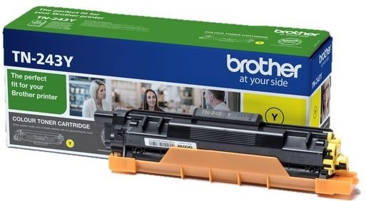 Brother TN-243Y Tonerkassett 1 styck Original Gul i gruppen DATORER & KRINGUTRUSTNING / Skrivare & Tillbehör / Bläck & Toner / Toner / Brother hos TP E-commerce Nordic AB (A15703)