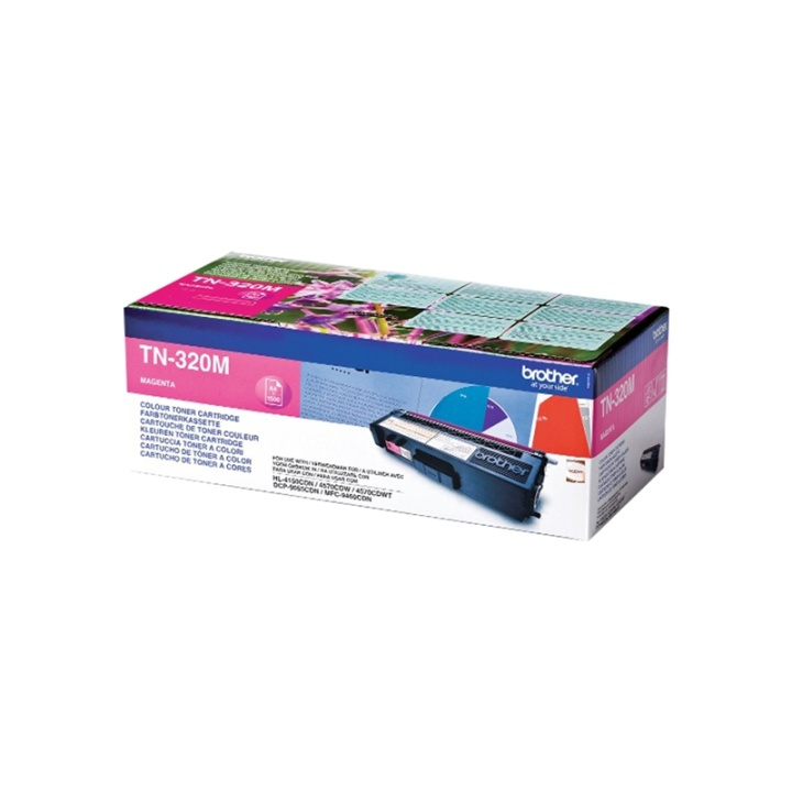 Brother TN-320M Tonerkassett 1 styck Original Magenta i gruppen DATORER & KRINGUTRUSTNING / Skrivare & Tillbehör / Bläck & Toner / Toner / Brother hos TP E-commerce Nordic AB (A15714)