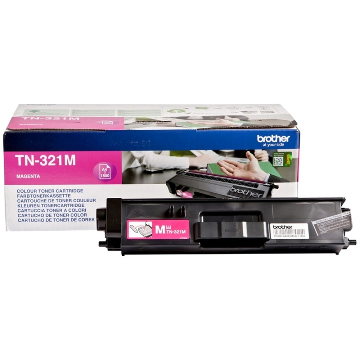 Brother TN-321M Tonerkassett 1 styck Original Magenta i gruppen DATORER & KRINGUTRUSTNING / Skrivare & Tillbehör / Bläck & Toner / Toner / Brother hos TP E-commerce Nordic AB (A15718)