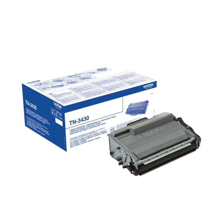 Brother TN-3430 Tonerkassett 1 styck Original Svart i gruppen DATORER & KRINGUTRUSTNING / Skrivare & Tillbehör / Bläck & Toner / Toner / Brother hos TP E-commerce Nordic AB (A15726)