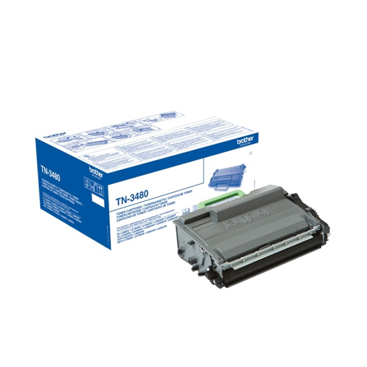 Brother TN-3480 Tonerkassett 1 styck Original Svart i gruppen DATORER & KRINGUTRUSTNING / Skrivare & Tillbehör / Bläck & Toner / Toner / Brother hos TP E-commerce Nordic AB (A15727)