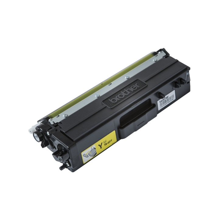 Brother TN-421Y Tonerkassett 1 styck Original Gul i gruppen DATORER & KRINGUTRUSTNING / Skrivare & Tillbehör / Bläck & Toner / Toner / Brother hos TP E-commerce Nordic AB (A15731)