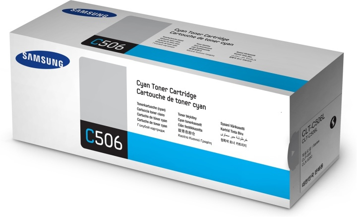 Samsung Toner SU038A CLT-C506L Cyan i gruppen DATORER & KRINGUTRUSTNING / Skrivare & Tillbehör / Bläck & Toner / Toner / Samsung hos TP E-commerce Nordic AB (A15819)