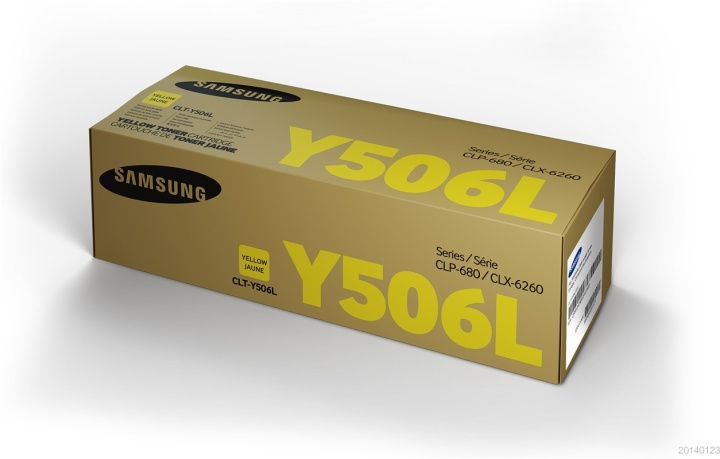 Samsung CLT-Y506L Tonerkassett 1 styck Original Gul i gruppen DATORER & KRINGUTRUSTNING / Skrivare & Tillbehör / Bläck & Toner / Toner / Samsung hos TP E-commerce Nordic AB (A15823)