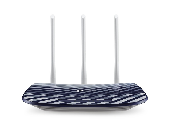 TP-LINK AC750 trådlös router Snabb Ethernet Dual-band (2,4 GHz / 5 GHz) Svart, V i gruppen DATORER & KRINGUTRUSTNING / Nätverk / Routrar hos TP E-commerce Nordic AB (A15914)