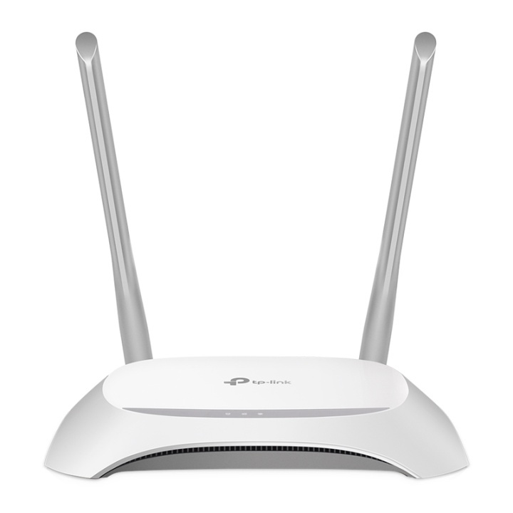 TP-LINK TL-WR840N trådlös router Snabb Ethernet Singel-band (2,4 GHz) Grå, Vit i gruppen DATORER & KRINGUTRUSTNING / Nätverk / Routrar hos TP E-commerce Nordic AB (A15920)