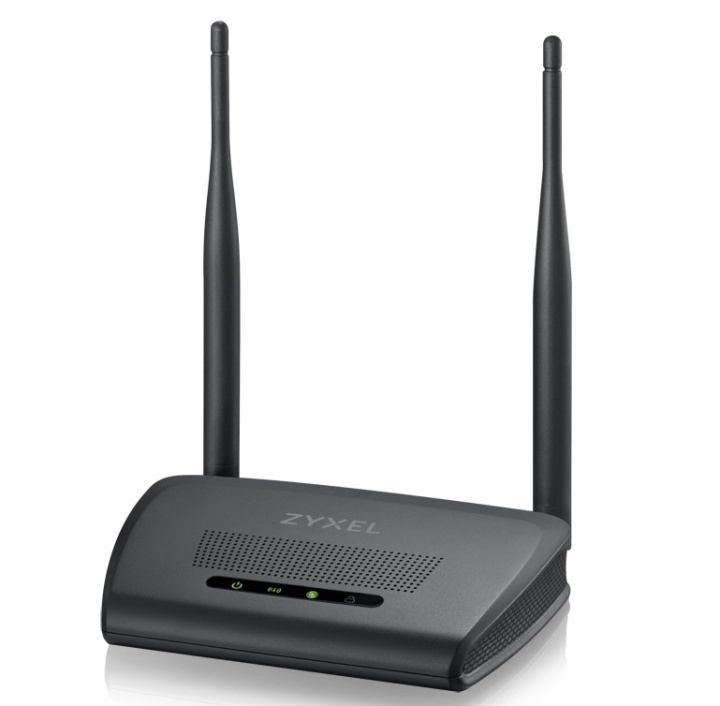 Zyxel NBG-418N v2 trådlös router Snabb Ethernet Singel-band (2,4 GHz) Svart i gruppen DATORER & KRINGUTRUSTNING / Nätverk / Routrar hos TP E-commerce Nordic AB (A15924)