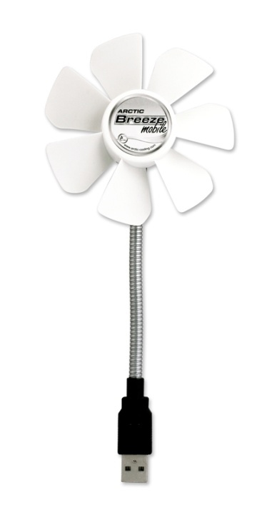 ARCTIC Breeze Mobile USB-pryl Svart, Rostfritt stål, Vit Fan i gruppen SMARTPHONE & SURFPLATTOR / Övriga tillbehör / Gadgets hos TP E-commerce Nordic AB (A15961)