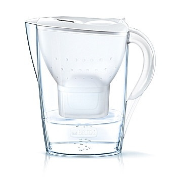 Brita Marella Vattenfilter kanna 2,4 l Transparent, Vit i gruppen HEM, HUSHÅLL & TRÄDGÅRD / Köksredskap / Övriga köksredskap hos TP E-commerce Nordic AB (A15976)