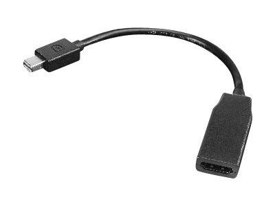 Lenovo 0B47089 videokabeladapter 0,2 m Mini DisplayPort HDMI Svart i gruppen DATORER & KRINGUTRUSTNING / Datorkablar / DisplayPort / Adaptrar hos TP E-commerce Nordic AB (A15987)
