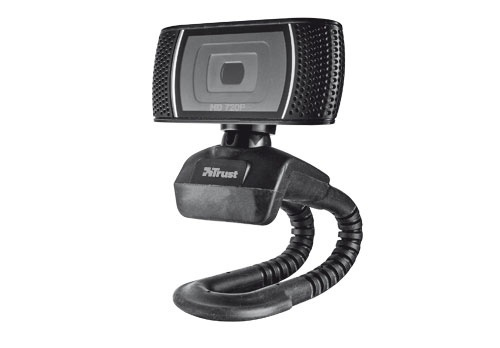 Trust Trino HD Video Webcam webbkameror 8 MP USB Svart i gruppen DATORER & KRINGUTRUSTNING / Datortillbehör / Webbkameror hos TP E-commerce Nordic AB (A16105)