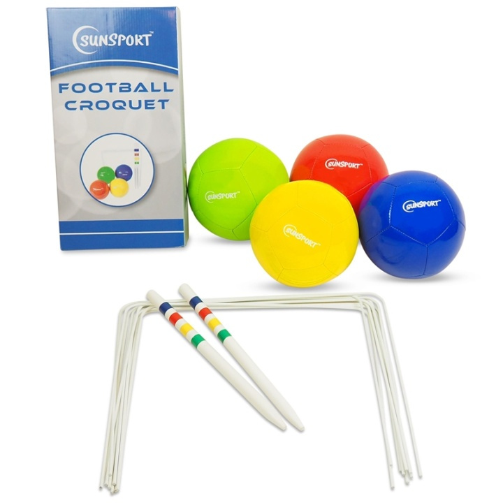 Sunsport Football Croquet i gruppen LEKSAKER, BARN- & BABYPRODUKTER / Uteleksaker / Trädgårdsleksaker hos TP E-commerce Nordic AB (A16253)