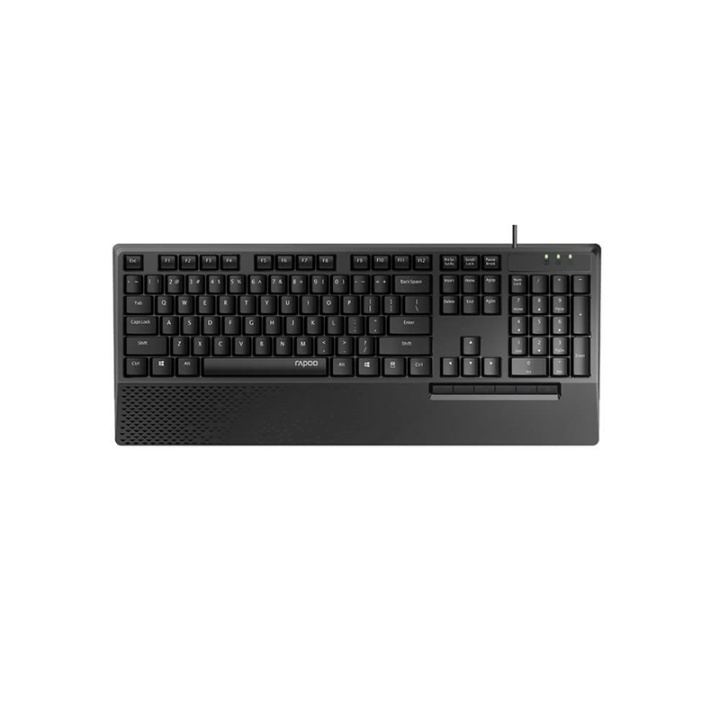 Rapoo Keyboard/Mice Set NX2000 Wired Black i gruppen DATORER & KRINGUTRUSTNING / Möss & Tangentbord / Tangentbord / Trådbundna hos TP E-commerce Nordic AB (A16341)