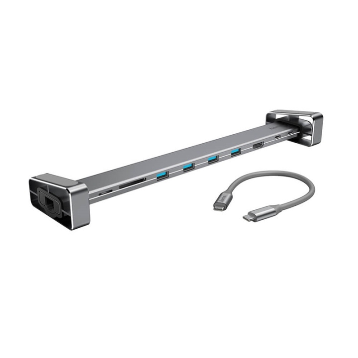 Hama Dockningsstation USB-C 9x Portar i gruppen DATORER & KRINGUTRUSTNING / Datortillbehör / USB-hubbar hos TP E-commerce Nordic AB (A16347)