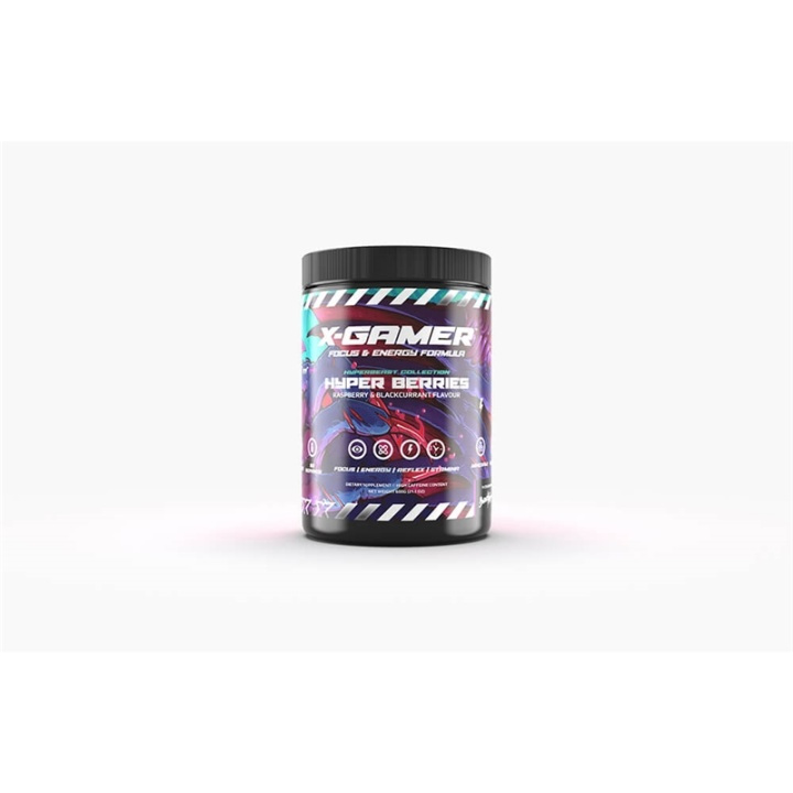 X-GAMER X-Tubz Hyper Berries 600g i gruppen DATORER & KRINGUTRUSTNING / Gaming / Energidryck för Gamers hos TP E-commerce Nordic AB (A16373)