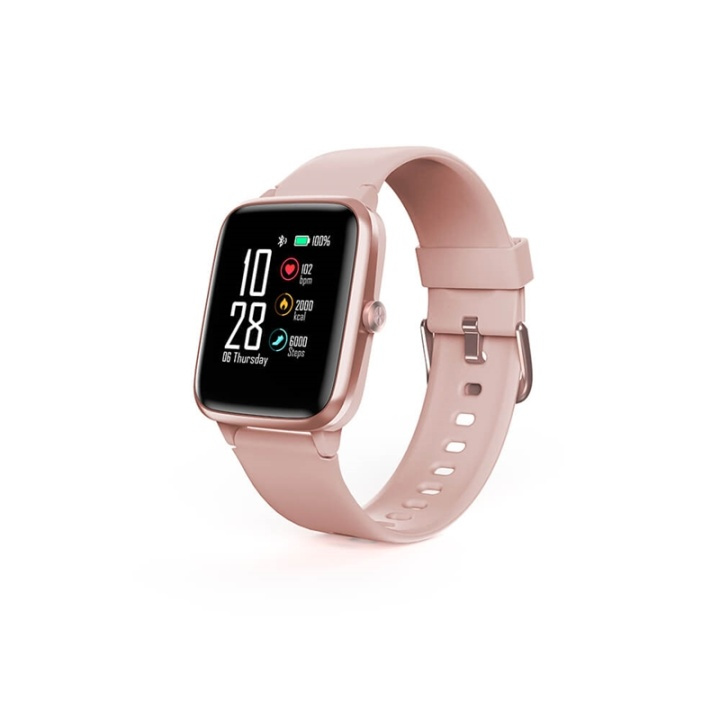 Hama Fit Watch 5910 Smart Watch Rosé i gruppen SPORT, FRITID & HOBBY / Smartwatch & Aktivitetsarmband / Smartwatches hos TP E-commerce Nordic AB (A16409)
