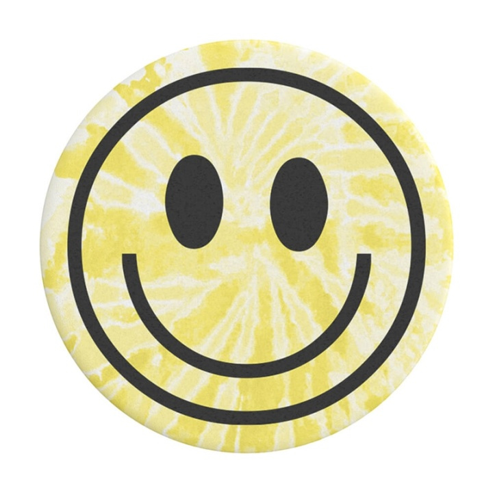 POPSOCKETS Tie Dye Smiley Avtagbart Grip med Ställfunktion i gruppen SMARTPHONE & SURFPLATTOR / Övriga tillbehör / Popsockets hos TP E-commerce Nordic AB (A16463)