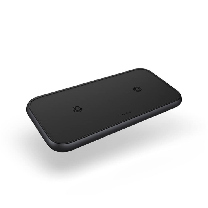 Zens Dual Alu. QI Laddare + USB-A out 10W inkl 30W USB-C PD Svart i gruppen SMARTPHONE & SURFPLATTOR / Laddare & Kablar / Trådlösa Qi laddare hos TP E-commerce Nordic AB (A16476)
