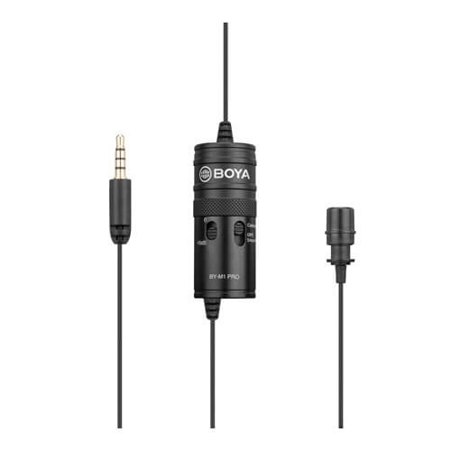 BOYA Mikrofon Lavalier BY-M1 Pro 3.5mm 6m. i gruppen HEMELEKTRONIK / Ljud & Bild / Handhållna mikrofoner hos TP E-commerce Nordic AB (A16533)