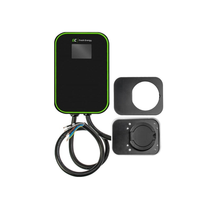 GREENCELL LaddBox Elbil med Uttag EV15RFID Typ2 22kW 32A LCD Svart IP66 RFID i gruppen BIL / Laddkablar & Laddboxar till Elbil hos TP E-commerce Nordic AB (A16547)