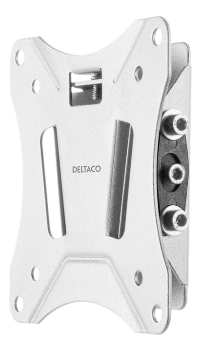 DELTACO Office Wall mount VESA 75x75, 100x100 White i gruppen SMARTPHONE & SURFPLATTOR / Övriga tillbehör / Dockor, Stativ & Hållare hos TP E-commerce Nordic AB (A16641)