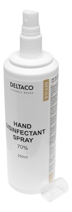 DELTACO Office Hand disinfectant liquid, 250 ml i gruppen SKÖNHET & HÄLSA / Hälsovård / Handdesinfektion hos TP E-commerce Nordic AB (A16647)