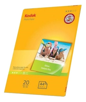 Kodak photo gloss A4 paper 180gsm (20 pack) i gruppen HEM, HUSHÅLL & TRÄDGÅRD / Kontorsmaterial / Papper & Block hos TP E-commerce Nordic AB (A16751)