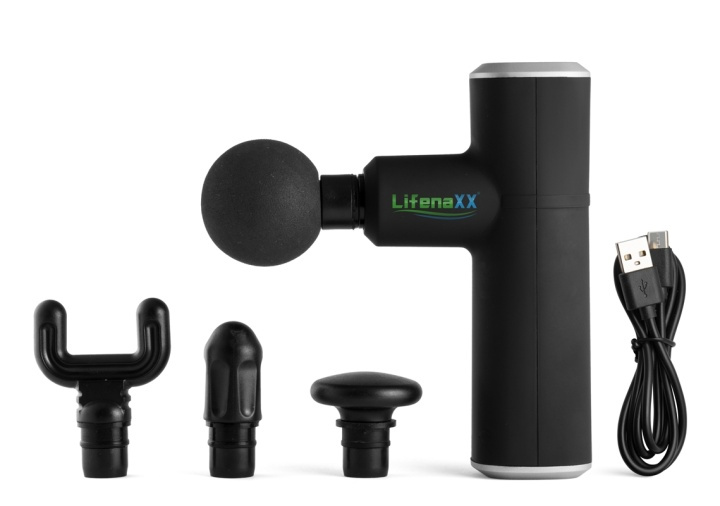 Lifenaxx Mini massager LX-025 black i gruppen SKÖNHET & HÄLSA / Massage & Wellness / Massage & Muskelstimulering hos TP E-commerce Nordic AB (A16769)