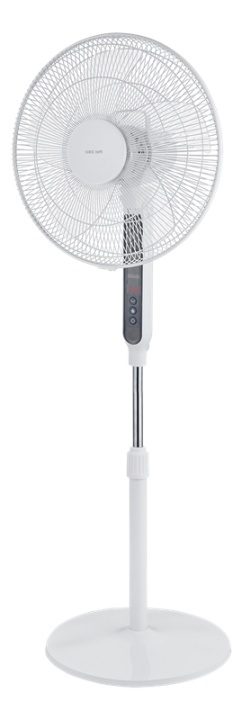 nordichome Floor fan with remote control, 40 cm, low noise level, oscil i gruppen HEM, HUSHÅLL & TRÄDGÅRD / Fläktar & Klimatprodukter / Golvfläktar hos TP E-commerce Nordic AB (A16782)