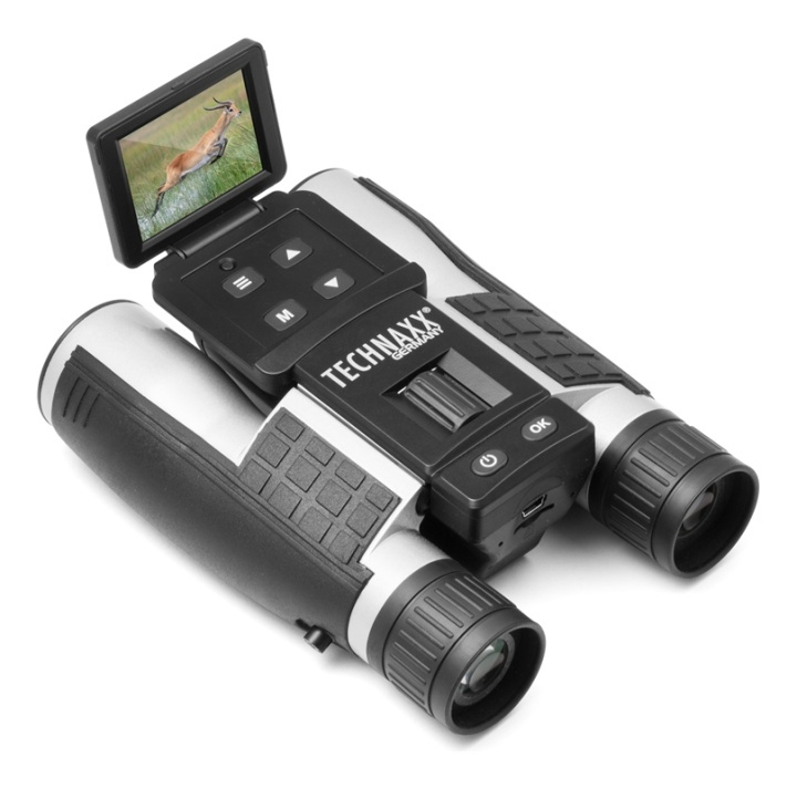 Technaxx FullHD Binoculars with display TX-142 i gruppen SPORT, FRITID & HOBBY / Friluftsliv / Kikare hos TP E-commerce Nordic AB (A16810)