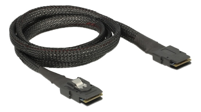 Delock Cable Mini SAS SFF-8087 > Mini SAS SFF-8087 1 m i gruppen DATORER & KRINGUTRUSTNING / Datorkablar / Interna / SATA hos TP E-commerce Nordic AB (A16838)